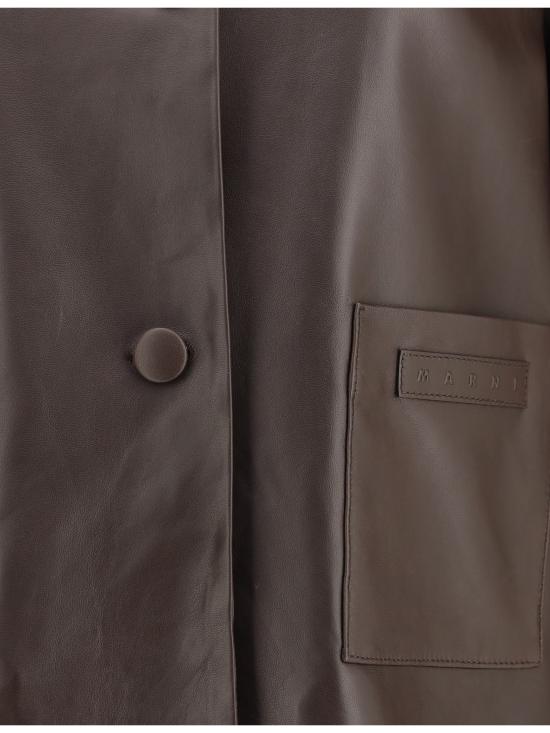 26SS 마르니 자켓 GIMX0314QUULA736 00M75 BROWN - MARNI