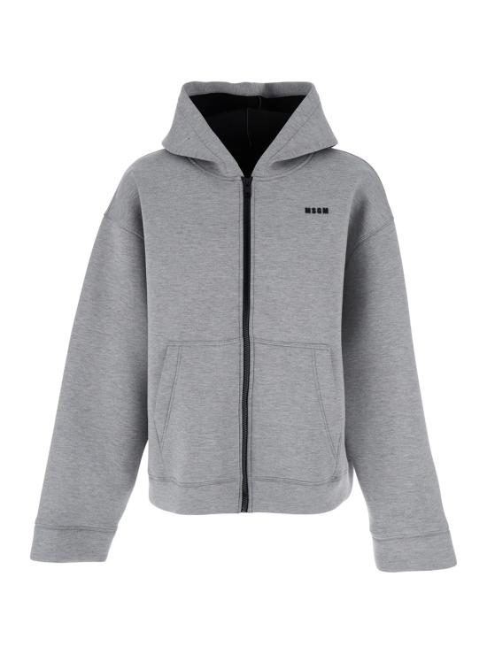 25FW 엠에스지엠 후드 티셔츠 3940MH2425761297 GREY DOM