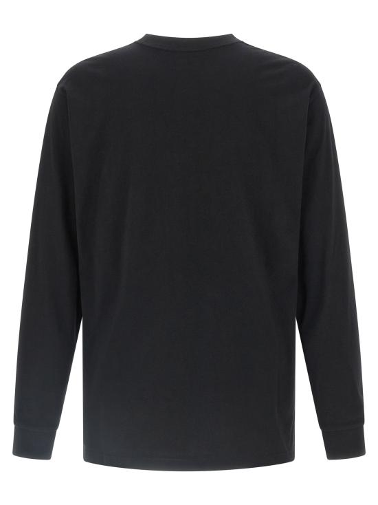 25FW 칼하트 WIP 긴팔 티셔츠 I0353001V2XX BLACK RED DOM - CARHARTT WIP