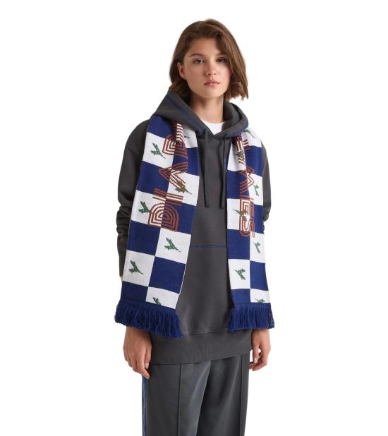 25FW 디아도라 헤리티지 머플러/스카프 503 182561 60026 BLUE LIMONGES