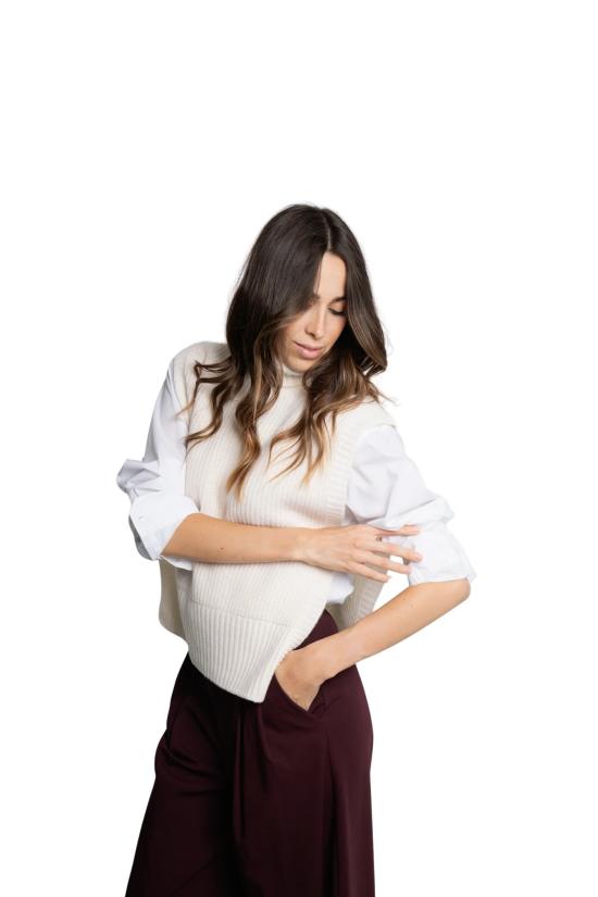 25FW DAVANTINO 스웨터 DAV01 OFF WHITE - OTHER BRANDS