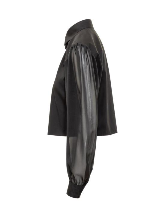 25FW 엠에스지엠 셔츠 3942MDE11257602 99 Black - MSGM