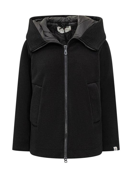 25FW 페트레이 OLAFUR SAC 01 후드 코트  PED541601152003 NER Black