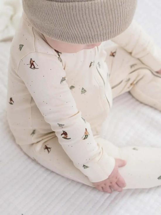  [키즈] colored organics 라운지 웨어 키즈 컬러드 오가닉스 페이튼 지퍼 슬리퍼 - OTHER BRANDS