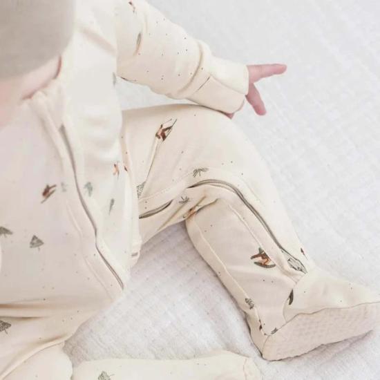  [키즈] colored organics 라운지 웨어 키즈 컬러드 오가닉스 페이튼 지퍼 슬리퍼