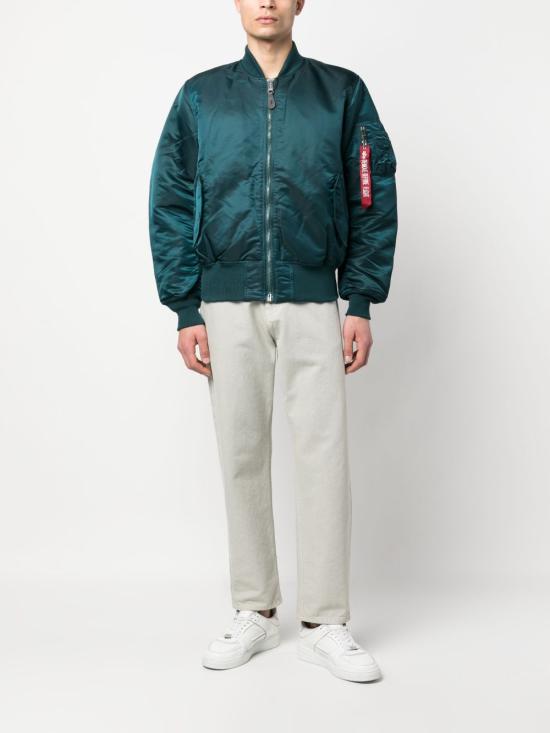 25FW 알파 봄버 자켓 F100101 02 Blue - ALPHA