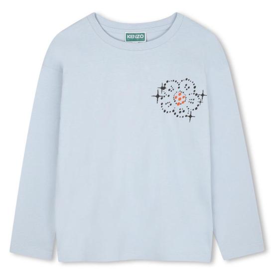 25FW [키즈] 겐조 티셔츠 K61370 77D Light Blue