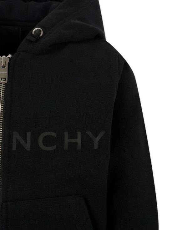 25FW [키즈] 지방시 트레이닝 상의 H30939 09B Black - GIVENCHY