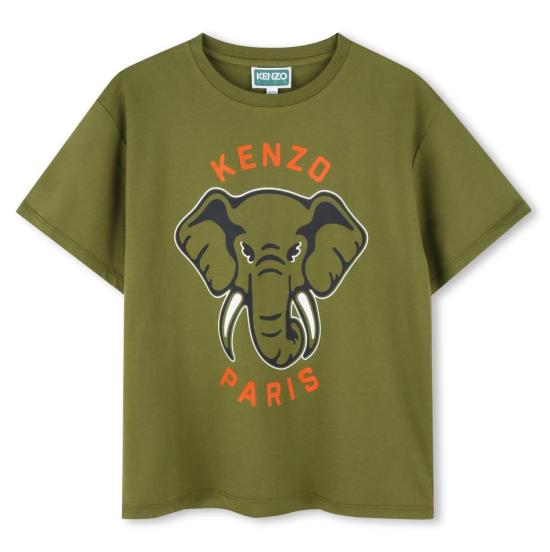 25FW [키즈] 겐조 티셔츠 K61446 64T Green