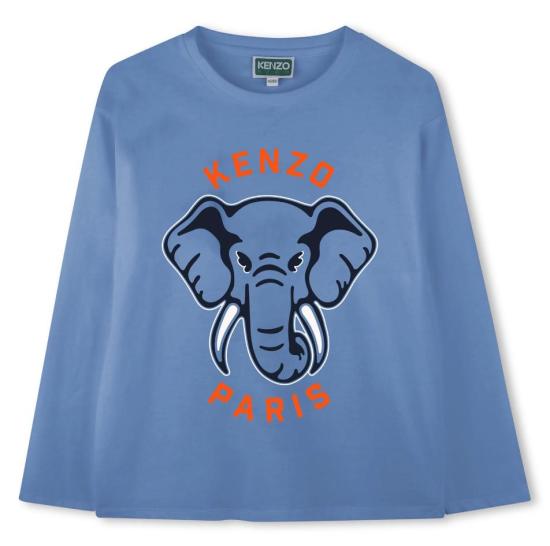 25FW [키즈] 겐조 티셔츠 K61493 780 Light Blue