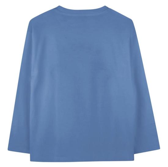 25FW [키즈] 겐조 티셔츠 K61493 780 Light Blue - KENZO