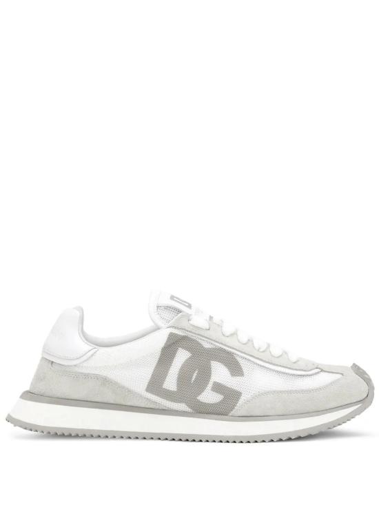 26SS 돌체앤가바나 믹스 소재 DG 쿠션 스니커즈 CK2288 A53558B930 White