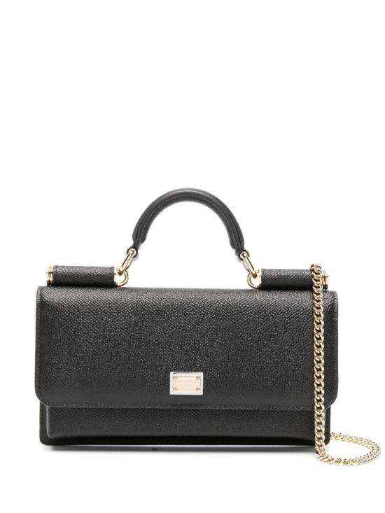 26SS 돌체앤가바나 Dauphine-print calfskin 미니백 BI3280 A100180999 Black
