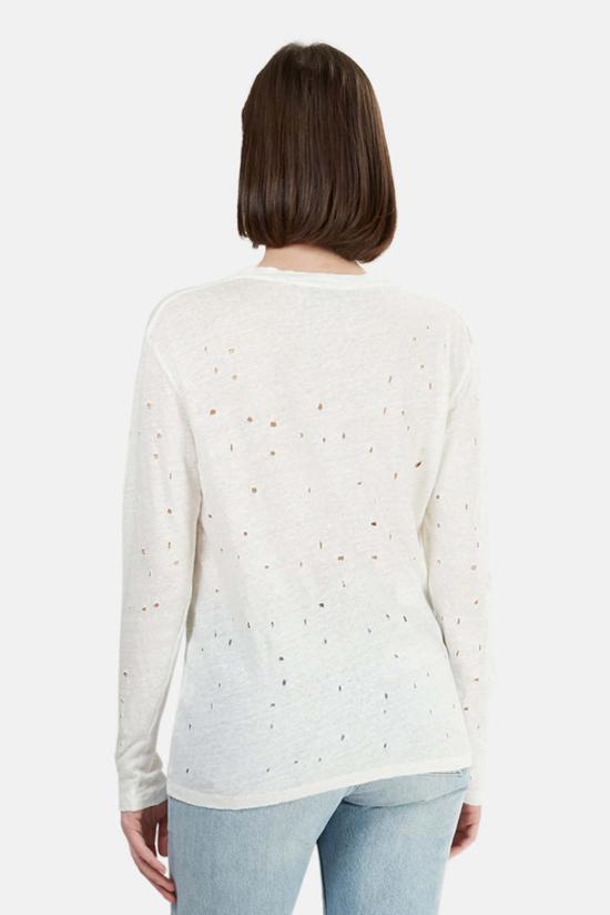  이로 긴팔 티셔츠 마르비나 티 에크루 - IRO