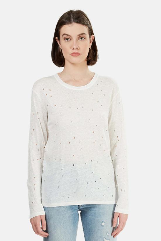  이로 긴팔 티셔츠 마르비나 티 에크루