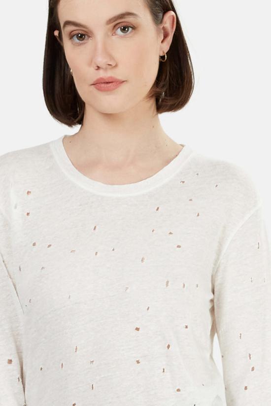 이로 긴팔 티셔츠 마르비나 티 에크루 - IRO