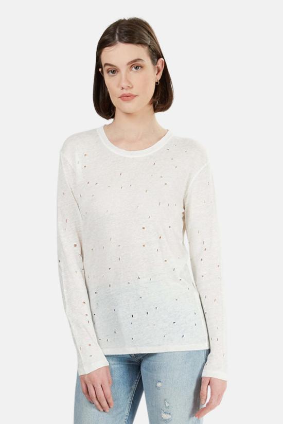  이로 긴팔 티셔츠 마르비나 티 에크루 - IRO