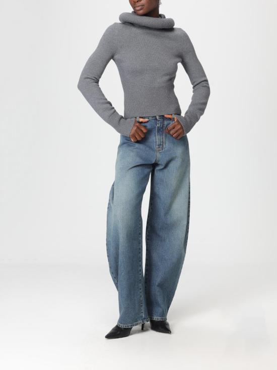 25FW 알라이아 데님 팬츠 AA9P1215D006B 505 Blue - ALAIA