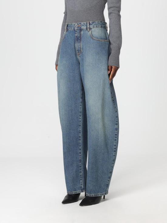 25FW 알라이아 데님 팬츠 AA9P1215D006B 505 Blue - ALAIA