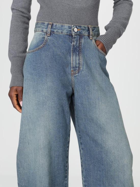 25FW 알라이아 데님 팬츠 AA9P1215D006B 505 Blue - ALAIA