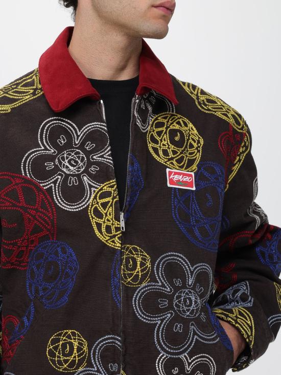 25FW 겐조 자켓 FF65BL1799G2 91 Brown - KENZO