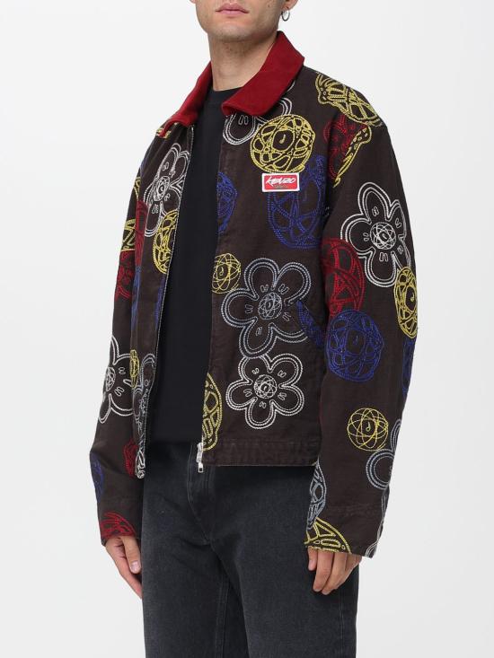 25FW 겐조 자켓 FF65BL1799G2 91 Brown - KENZO