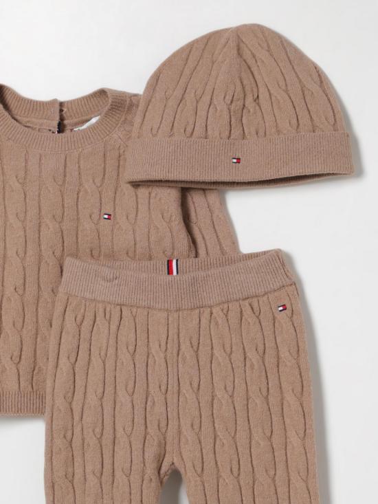 25FW [키즈] 타미힐피거 오버롤 KN0KN02080 GUQ Beige - TOMMY HILFIGER