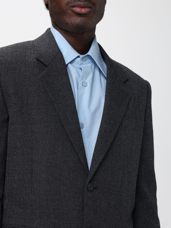 25FW 구찌 울 물리네 재킷 850092Z7AXC 1016 Grey - GUCCI