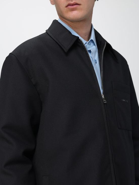 25FW 구찌 모노그램 큐프로 울 오버셔츠 827667ZAMII 1000 Black - GUCCI