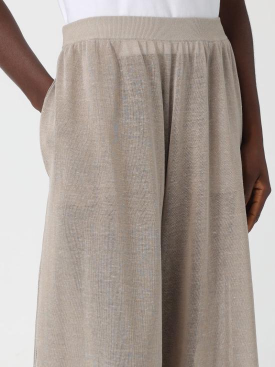 25FW 알라이아 트레이닝/조거 팬츠 AA9P1208K090B 120 Beige - ALAIA