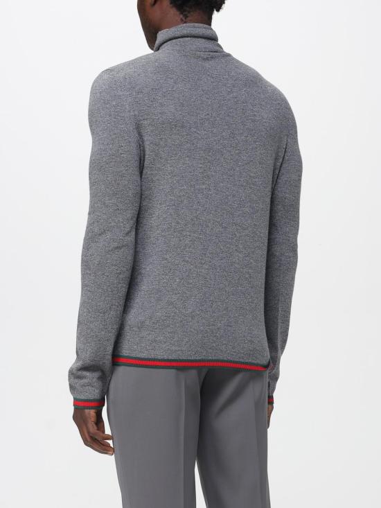 25FW 구찌 파인 소프트 캐시미어 터틀넥 850166XKE04 1081 Grey - GUCCI