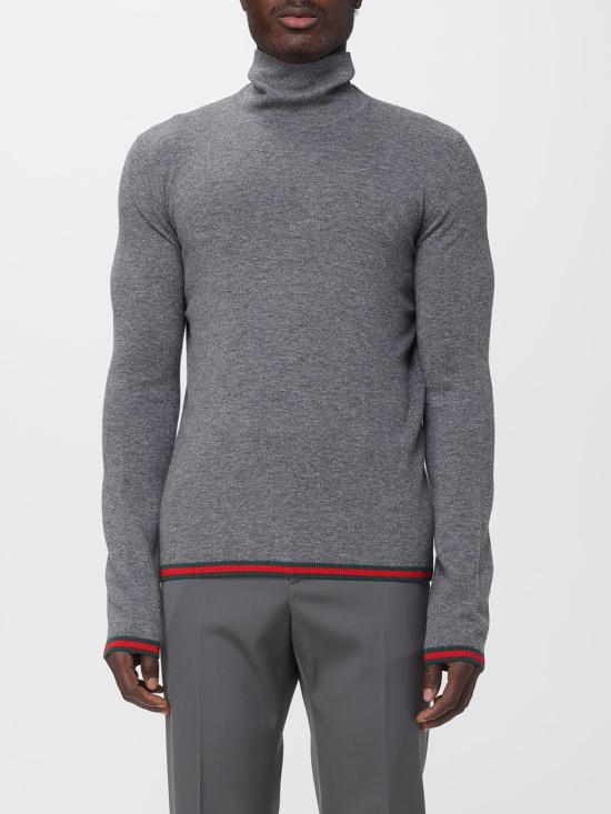 25FW 구찌 파인 소프트 캐시미어 터틀넥 850166XKE04 1081 Grey