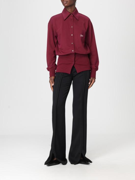 25FW 디 아티코 셔츠 251WCI00021JJJ025AA 114 Burgundy - THE ATTICO