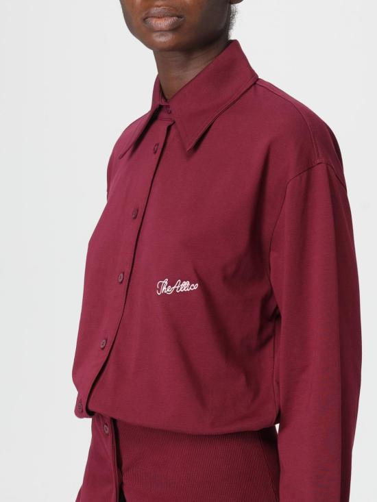 25FW 디 아티코 셔츠 251WCI00021JJJ025AA 114 Burgundy - THE ATTICO