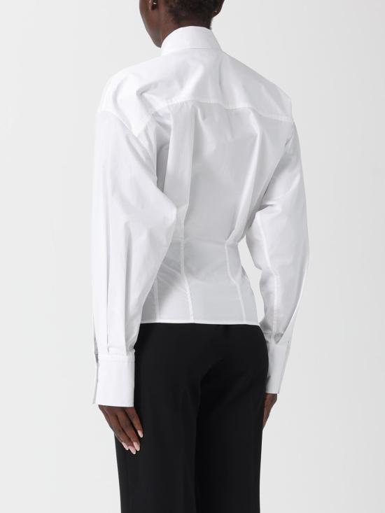 25FW 디 아티코 블라우스 251WCH00043CCC052AA 001 White - THE ATTICO