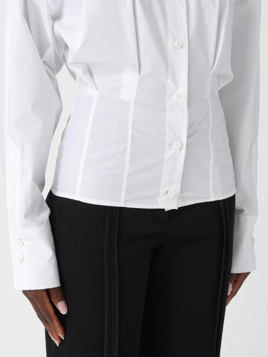 25FW 디 아티코 블라우스 251WCH00043CCC052AA 001 White - THE ATTICO