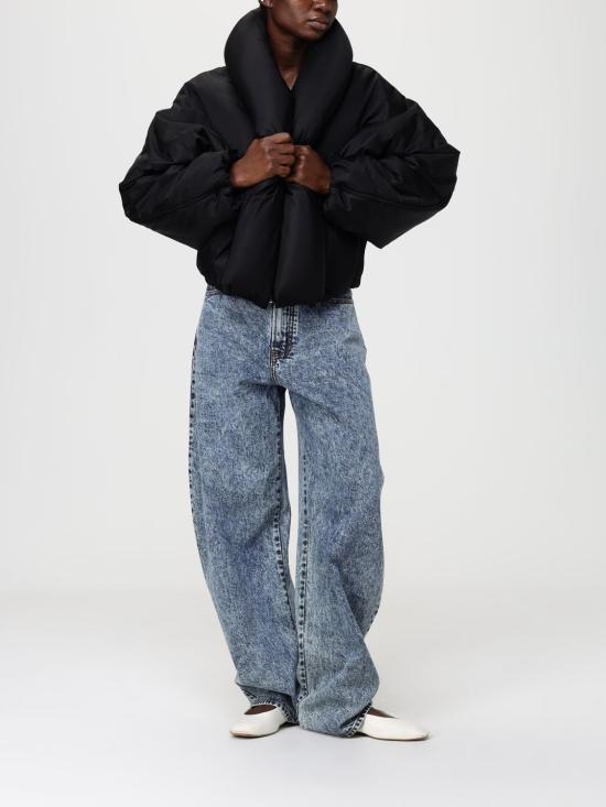 25FW 알라이아 숏패딩 AA9V1163T448B 995 Black - ALAIA