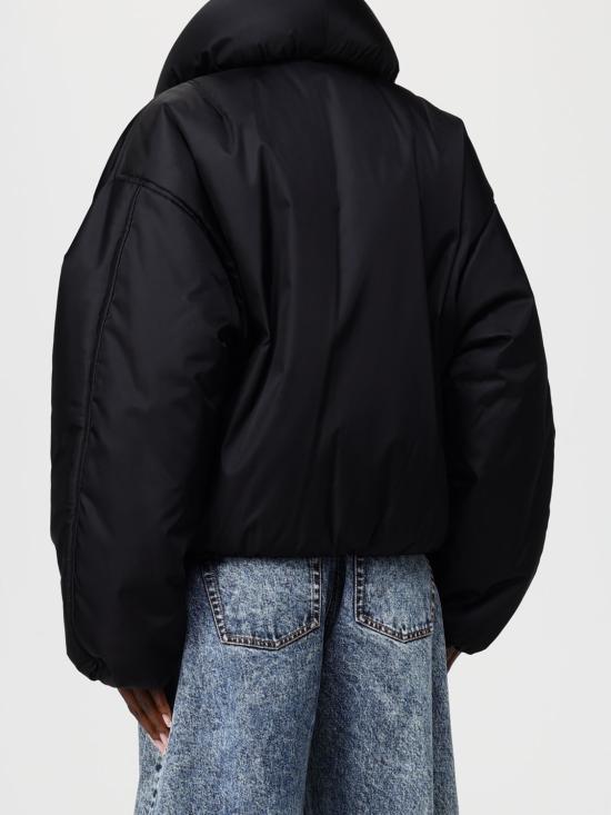 25FW 알라이아 숏패딩 AA9V1163T448B 995 Black - ALAIA