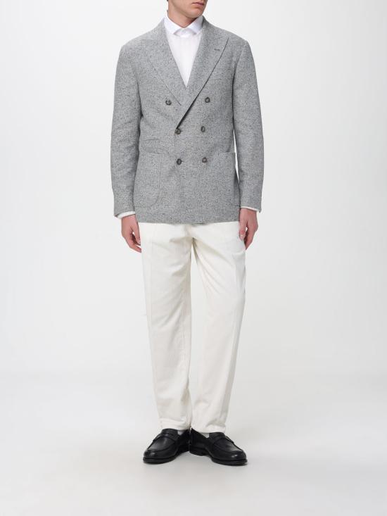 25FW 브루넬로 쿠치넬리 수트 자켓 MV4187BBD2 C251 Grey - BRUNELLO CUCINELLI