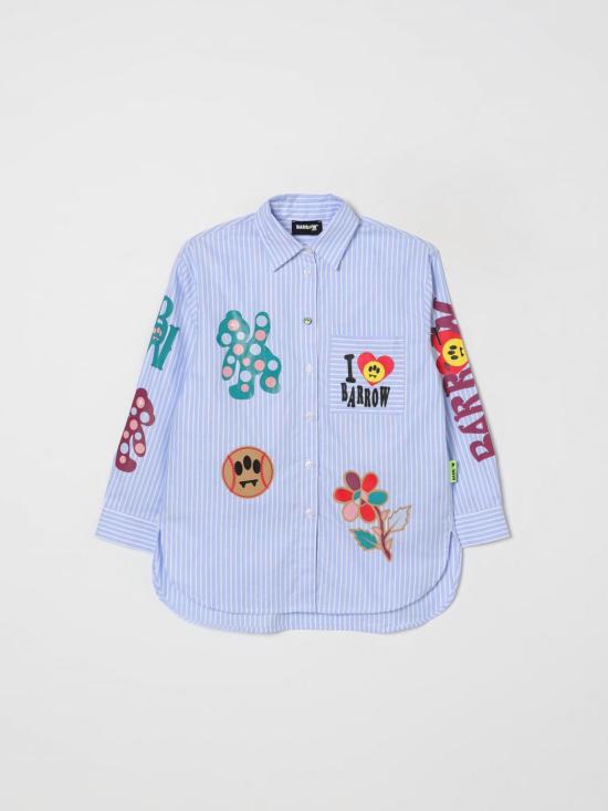 25FW [키즈] 바로우 셔츠 F5BKJGSI197 GW034 Gnawed Blue