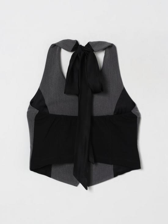 25FW [키즈] 모나리자 탑 41F3026303 0031 Grey - MONNALISA