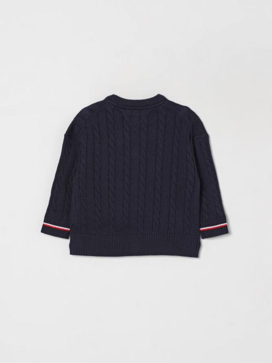 25FW [키즈] 타미힐피거 풀오버 KB0KB09972 C1G Blue - TOMMY HILFIGER