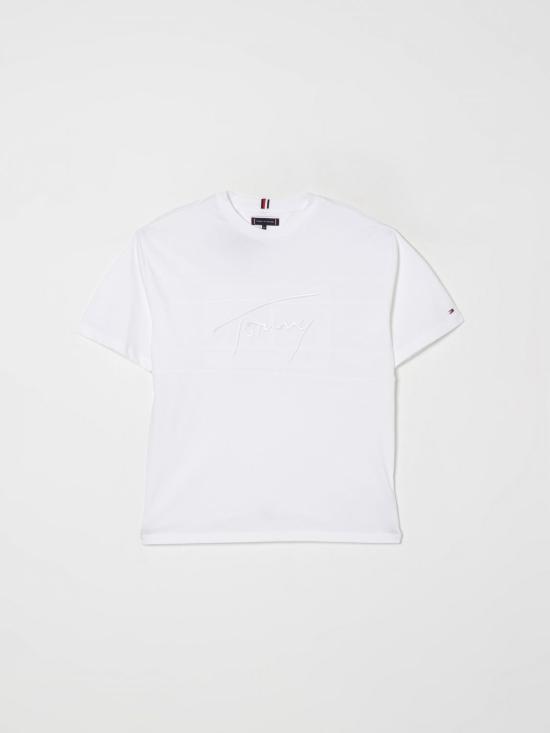 25FW [키즈] 타미힐피거 티셔츠 KB0KB09799 YBR White
