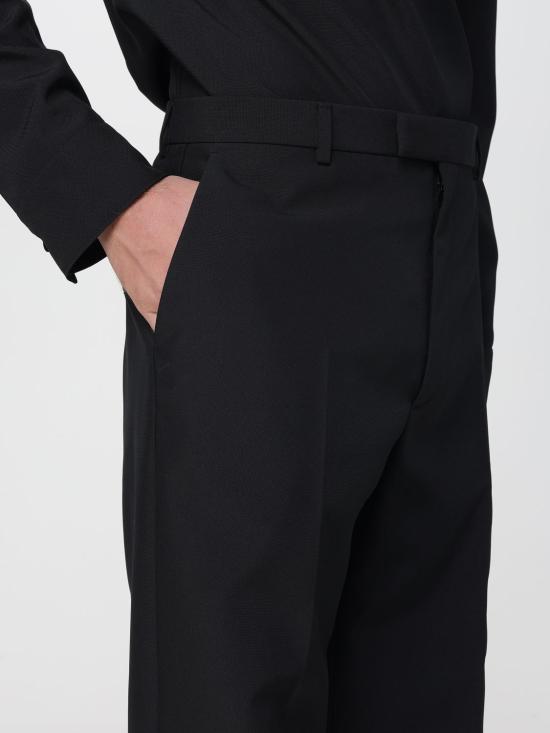 25FW 구찌 실크 트윌 팬츠 실크 트윌  850090Z7AYA 1000 Black - GUCCI