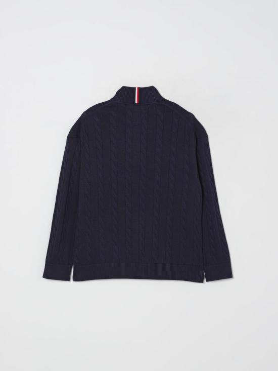 25FW [키즈] 타미힐피거 풀오버 KB0KB09971 C1G Blue - TOMMY HILFIGER