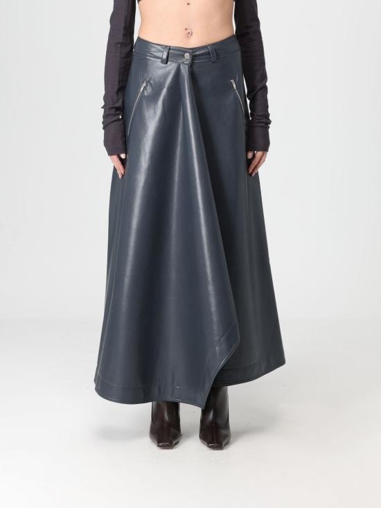 25FW 나누슈카 스커트 NW25PFSK01455 STEEL Blue