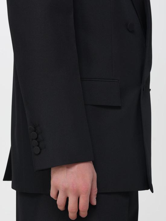 25FW 구찌 더블 브래스트 테크니컬 파나마 자켓 더블 브래스트 테크니컬 파나마  849881Z7AYA 1000 Black - GUCCI