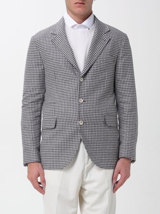 25FW 브루넬로 쿠치넬리 수트 자켓 MV4137BTD C012 Grey