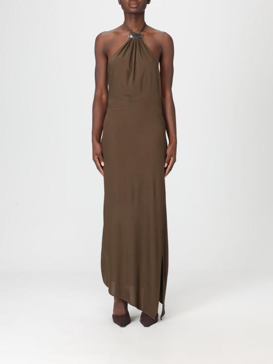 25FW 디 아티코 롱 원피스 251WCW00247VVV105AA 081 Military