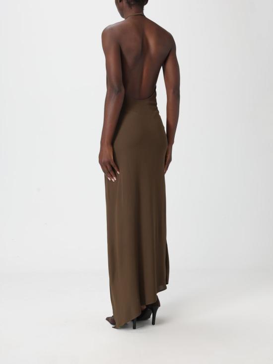 25FW 디 아티코 롱 원피스 251WCW00247VVV105AA 081 Military - THE ATTICO